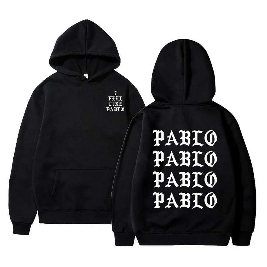 I Feel Like Paul Pablo sweatshirt for men hoodies sweatshirt Hip Hop Streetwear Hoody pablo hoodie W250530
