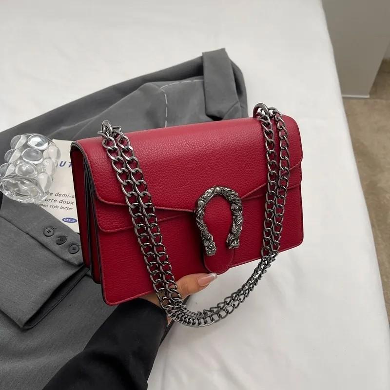 Designer bag Quality Single-shoulder Bag Fashionable Classic Luxury Bag Handbag Crossbody Bag Leather Lady Baguette Chain Watch Strap shopping Shoulde