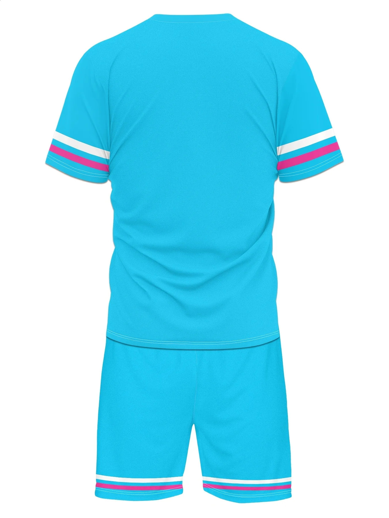 The 2025 summer mens suit 3D printed casual simple fashionable soft and breathable polyester wear 250520Z