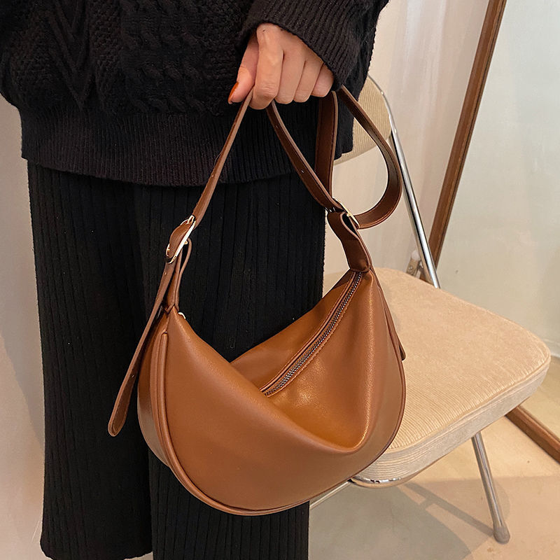 Women s new retro niche dumpling bag multifunctional trend soft leather trend shoulder bag designer women s crossbody bag shoulder bag