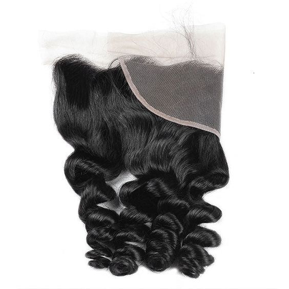 Screw 13*4 Curl HD Transparent Full Hand-Woven Hair Block Xuchang Real Human Hair