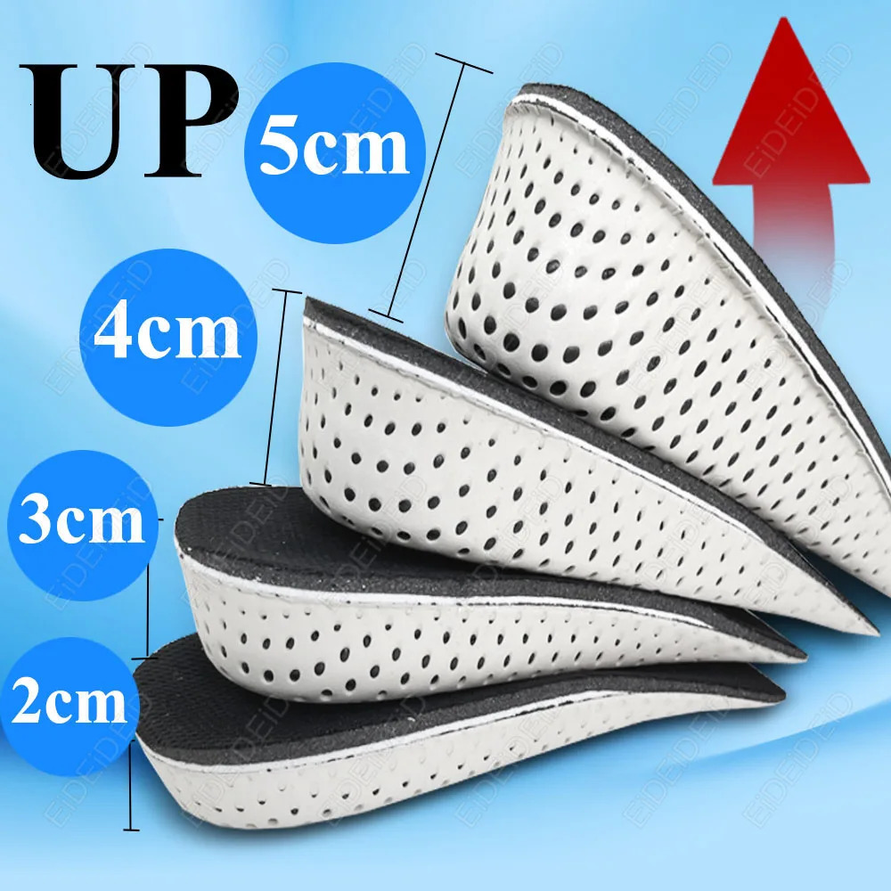 Memory Foam Invisible Height Increase Insole EVA Heel Lifting Inserts 2/3/4/5CM Shoe Lifts Shoe Pads Elevator Insoles for Unisex 250528