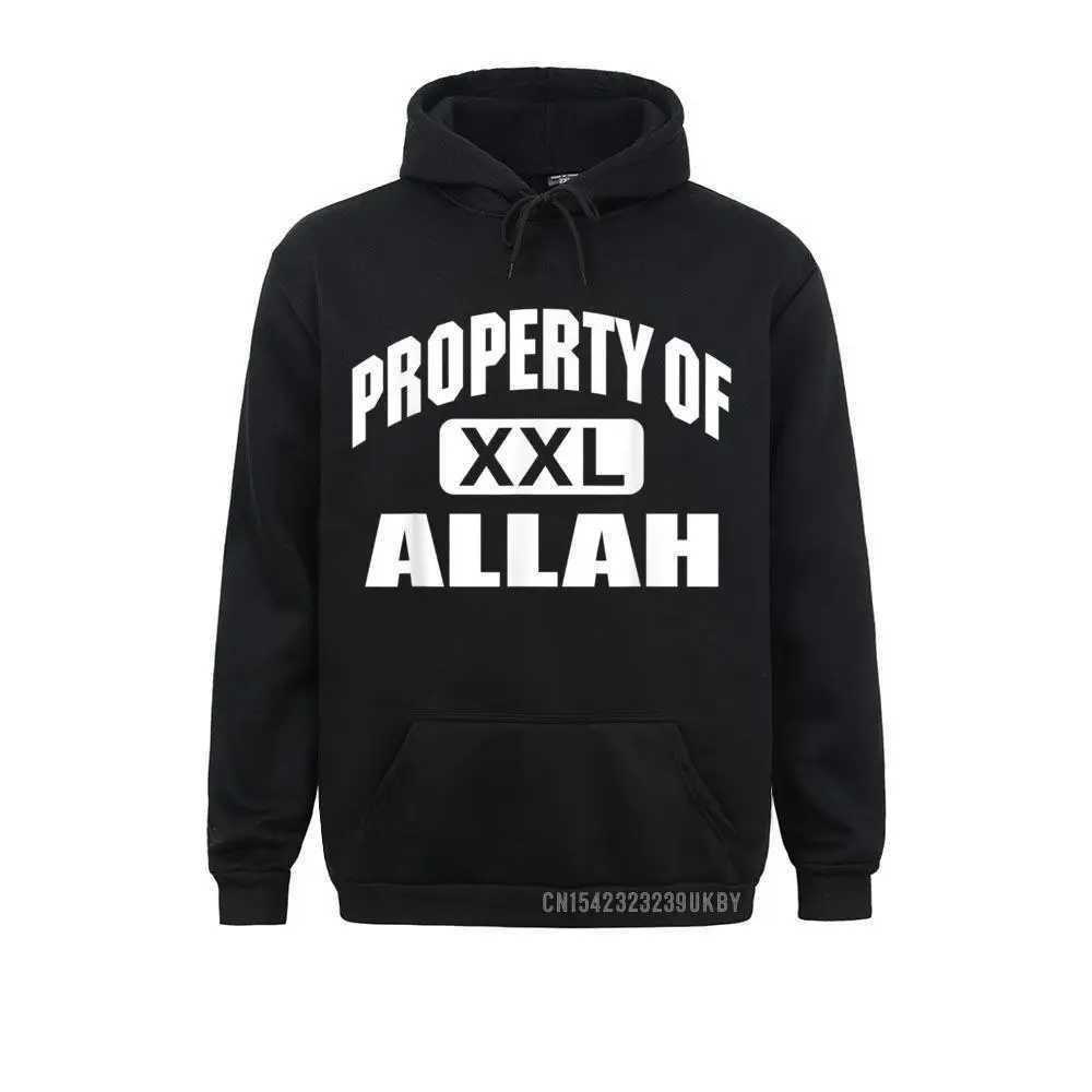 Student Sweatshirts Property Allah XXL Ramadan Kareem Mubarak Mosque Islam Harajuku Hoodies Winter Fall Clothes Long Sleeve W250530