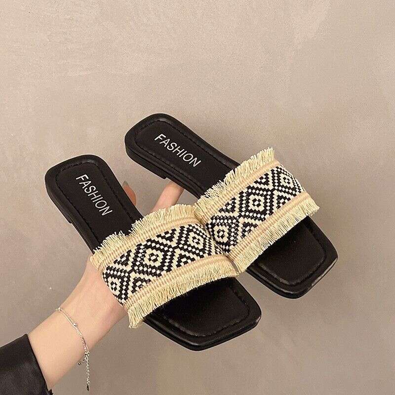 Flat Sandals, Women's Summer New Casual Outdoor Beach Slippers, Plus Size Sandals, Women's Trendy Shoes, Free Shipping, Designer Sandals Who