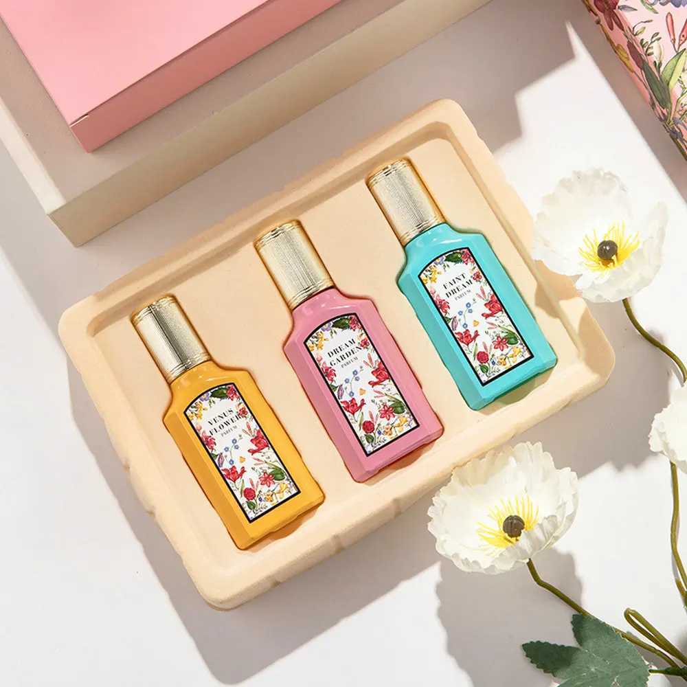 Brand Perfume Women 75ml Body Splash 3PCS Set Gift Box Pheromone Parfum Pour Femme Plant Floral Scent Exudes Feminine Charm XJ250530