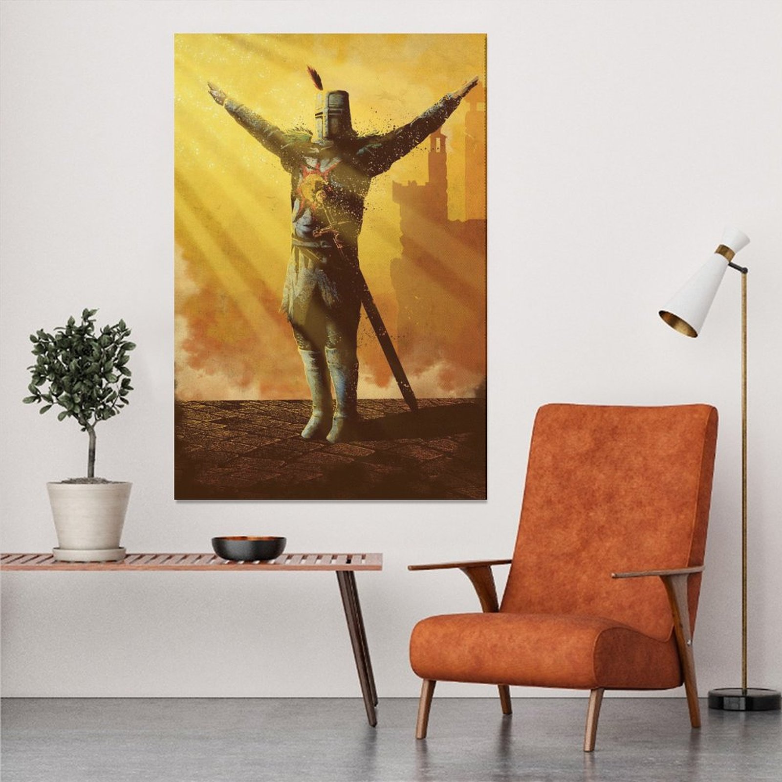 Wall Art Painting Solaire Dark Souls Canvas Prints Wall Painting Home Decor Luxury Decor Print Picture Paintings for Living Room Unframe
