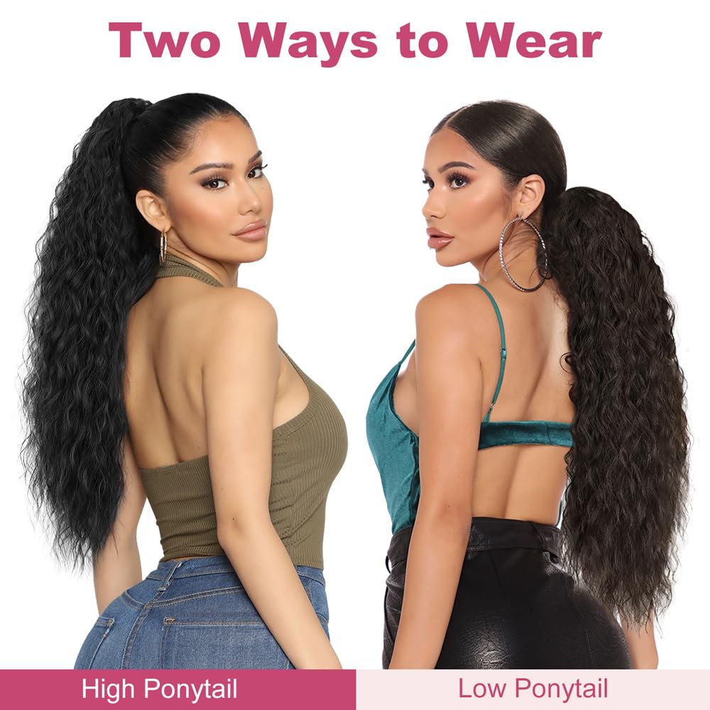 Easy-to-attach faux ponytail wigs are perfect for everyday use and a variety of styles