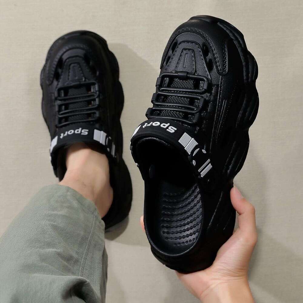Men's Cave Shoes Summer 2025 New Sandals Wear Thick Bottom Anti Odor And Anti Slip Baotou Cool Dragging Designer Sandals Men's Outdoor Fishi
