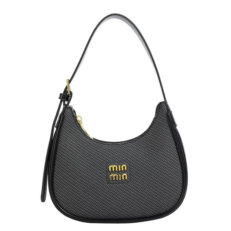 New fashionable high-end armpit bag large capacity women's shoulder crossbody bag trendy crescent bag