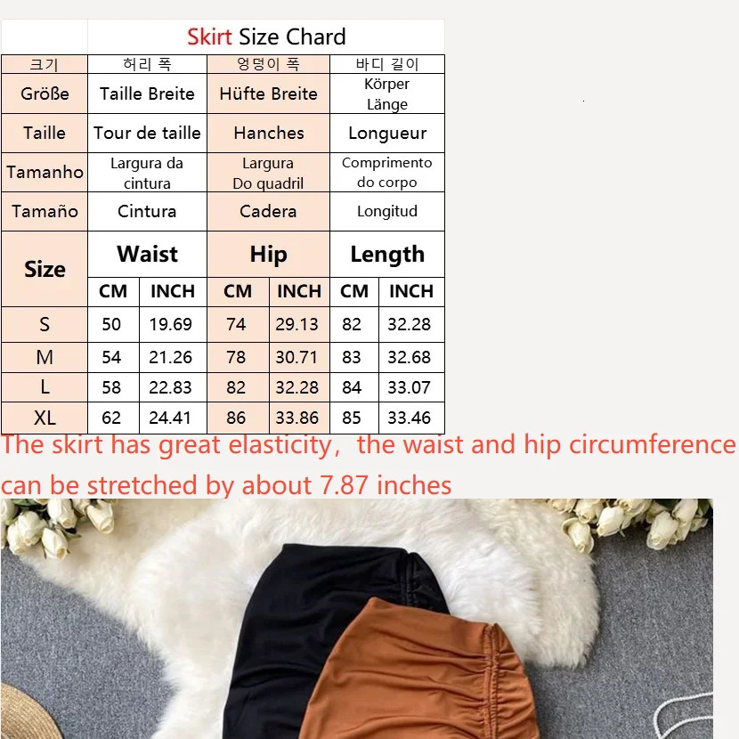 Women Clothes Office Lady Wrap Buttock Sexy Midi Skirt Elegant Solid Draped Irregular Lace up Drawstring Folds High Split Dress 250527