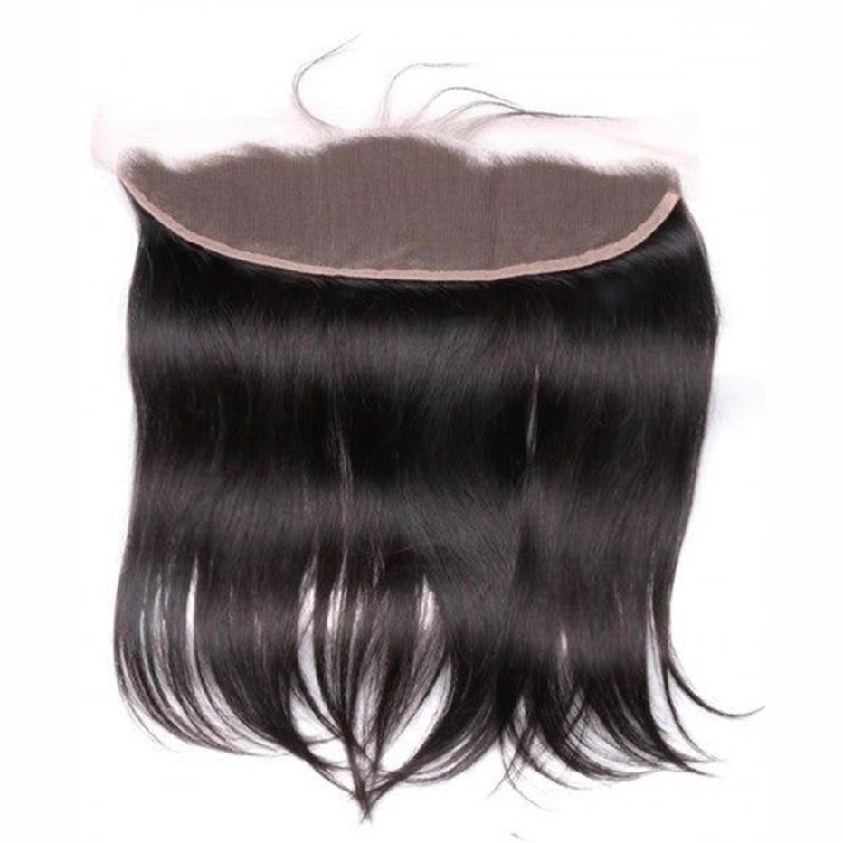 HD 13*4 Transparent Lace Straight Human Hair Frontal