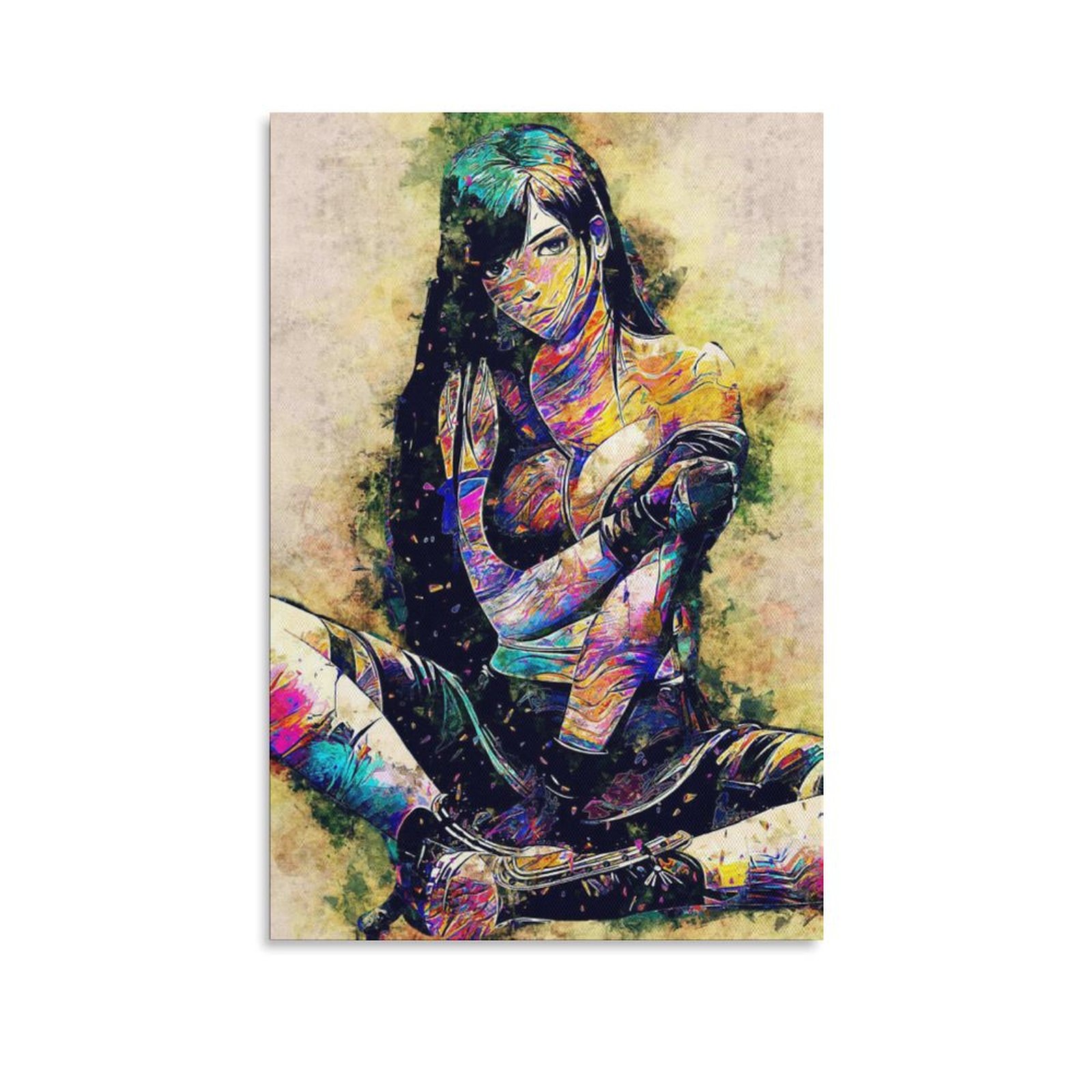 Wall Art Painting GAME Tifa FF POSTER Canvas Prints Wall Painting Home Decor Luxury Decor Print Picture Paintings for Living Room Unframe