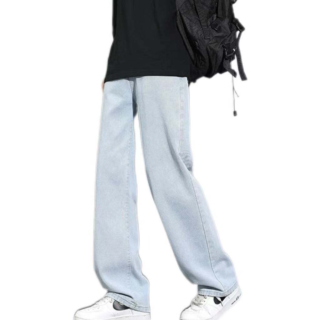 Men's Modern Wide-Legged Denims: Durable, Comfortable, and Available in Multiple Shades