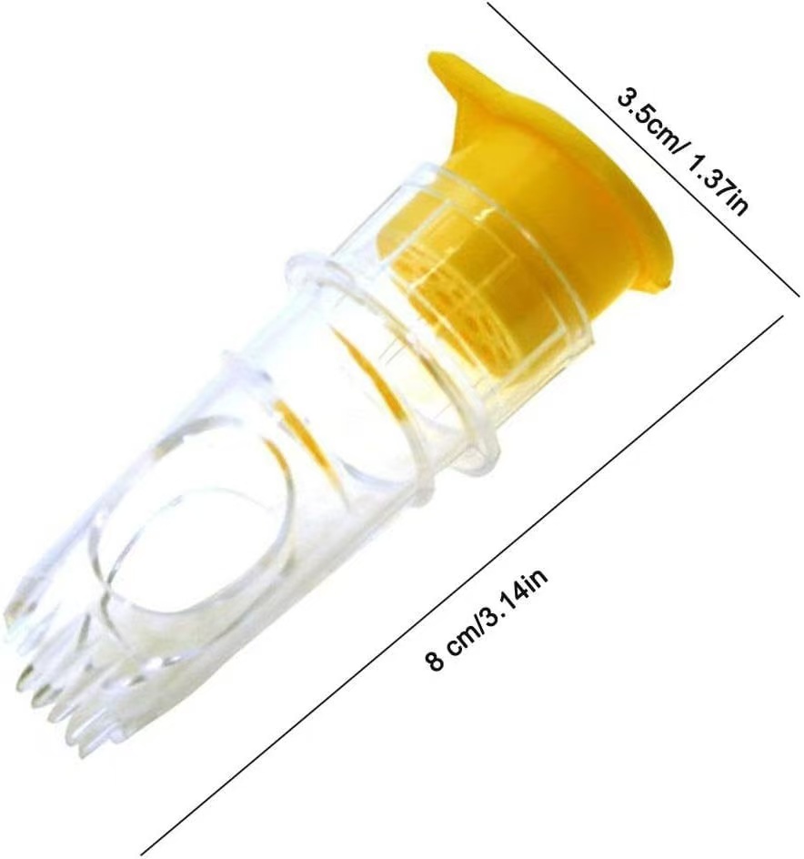 2025 New Mini Screw Top Straw Lemon Bird Squeezer Screw Manual Juice Extractor With Lid, Orange Citrus Press for Cocktails, Drinks
