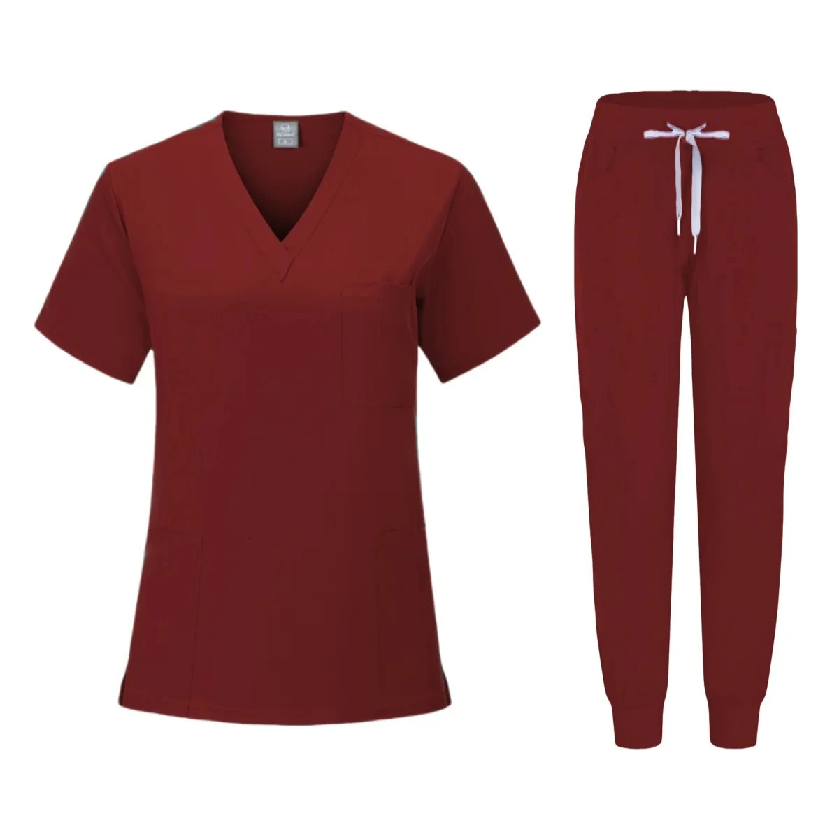 Multicolor Beautician Lab Workwear Solid Color Beauty Salon Nursing Uniforms Pet Clinic Scrubs Work Clothes Wholesale 250530