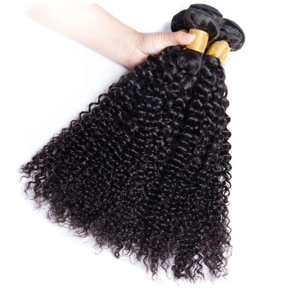 Curly Kinky E Hair Bundles Real Human Hair Weft