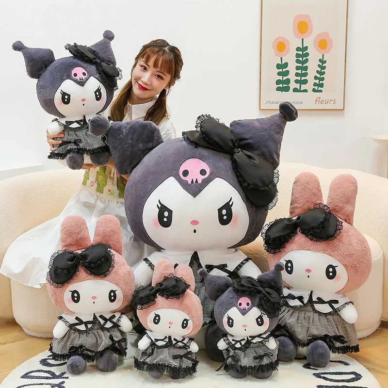 Sanrio Oversized Sanrio Hello Kitty Kuromi Melody Stuffed Toys Soft Throw Pillow Plush Dolls Kids Birthday Valentines Gifts for Girls w250530