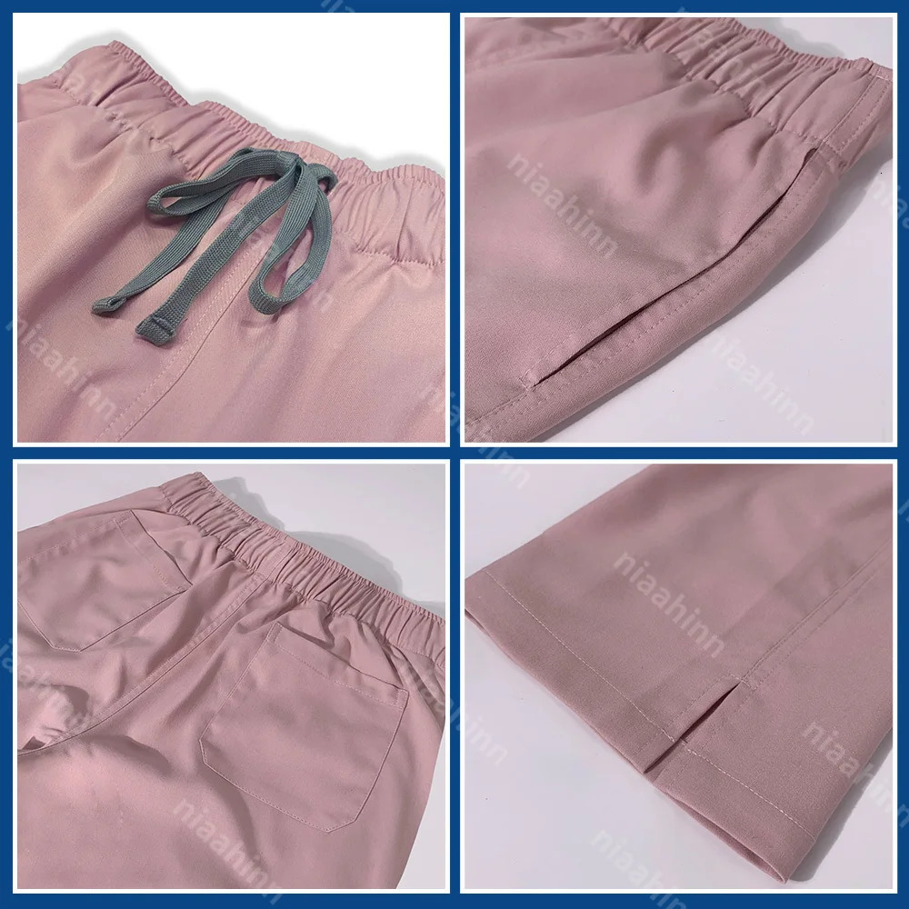 Multicolor Solid Color Pharmacist Work Clothes Beautician Lab Workwear Nursing Uniforms Pet Clinic Veterinary Wholesale 250530