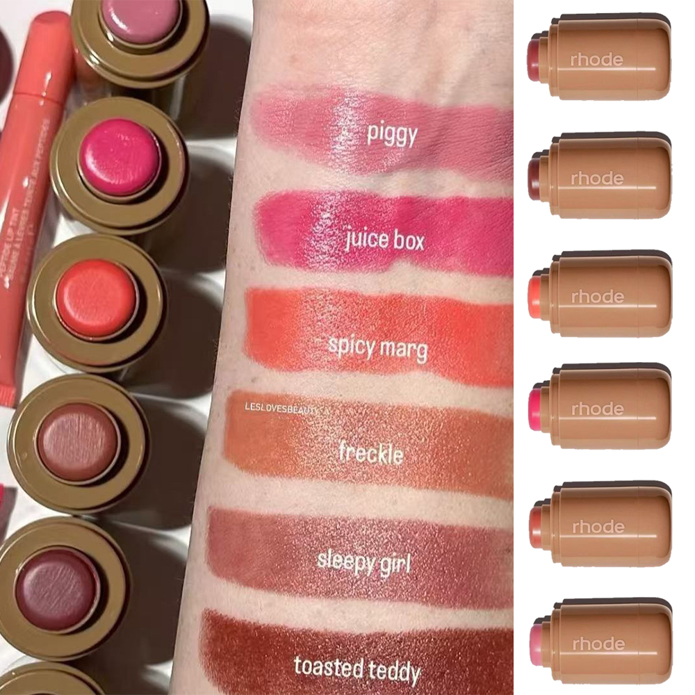 RHODE Blush Makeup Cheek Blush Cream Blusher Stick Lip Gloss Phone Case For iPhone New Toast SALTY TAN Raspberry Espresso Lipstick INS DHgate