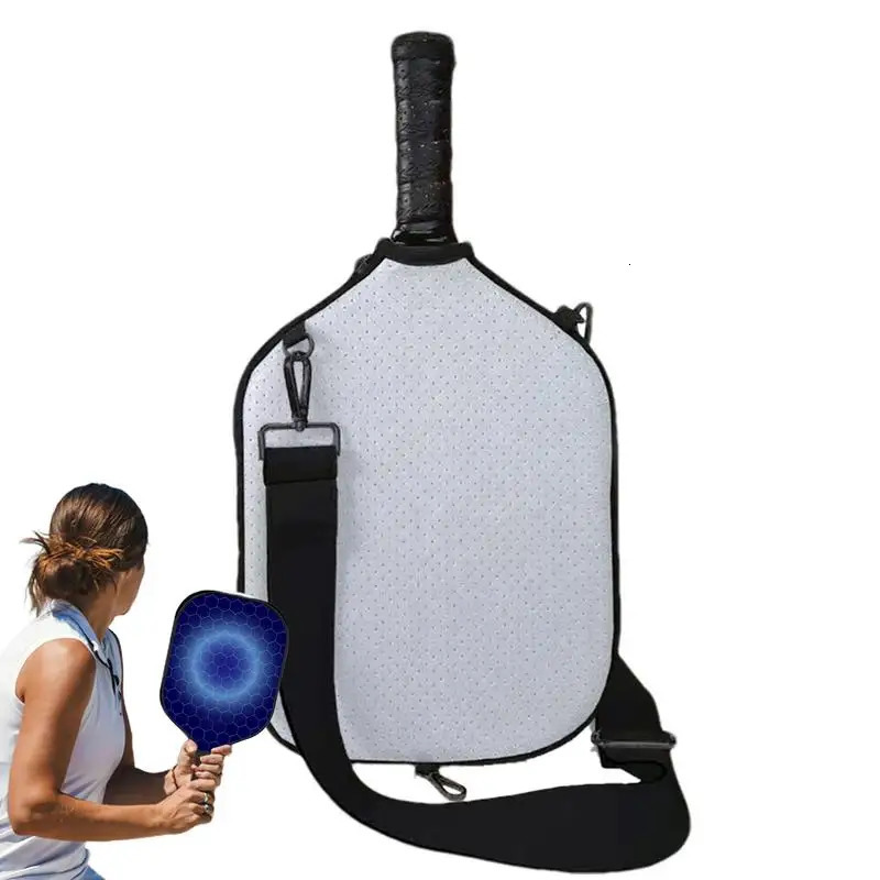 Pick Racket Bag Paddle Tote Bag Racquet Sports Bag Racket Cover Bag Protective Waterproof Hand Bag for Sports Paddle Racket 250530