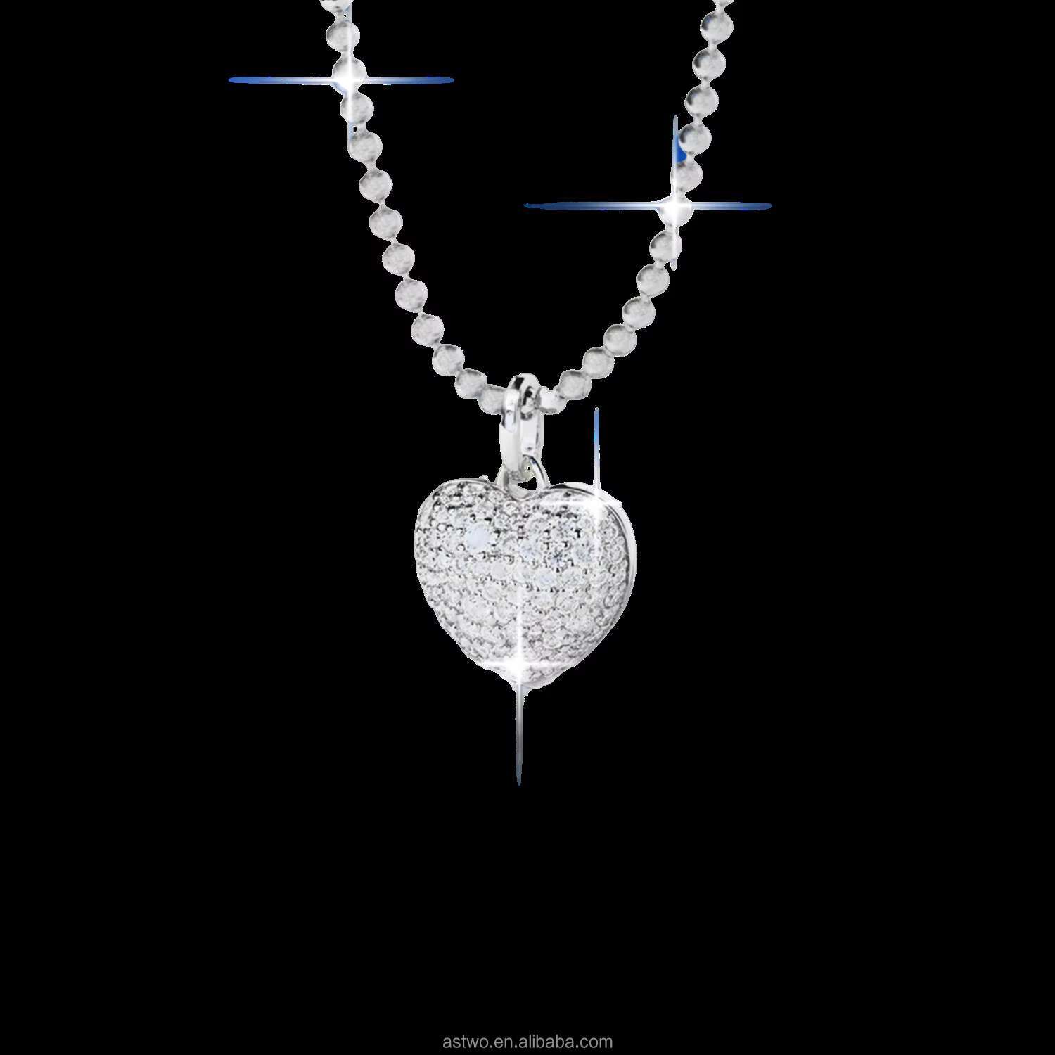 GRA Certified Moissanite Jewelry Pendant Necklace D Vvs1 Lab Created Moissanite 925 Silver Necklace