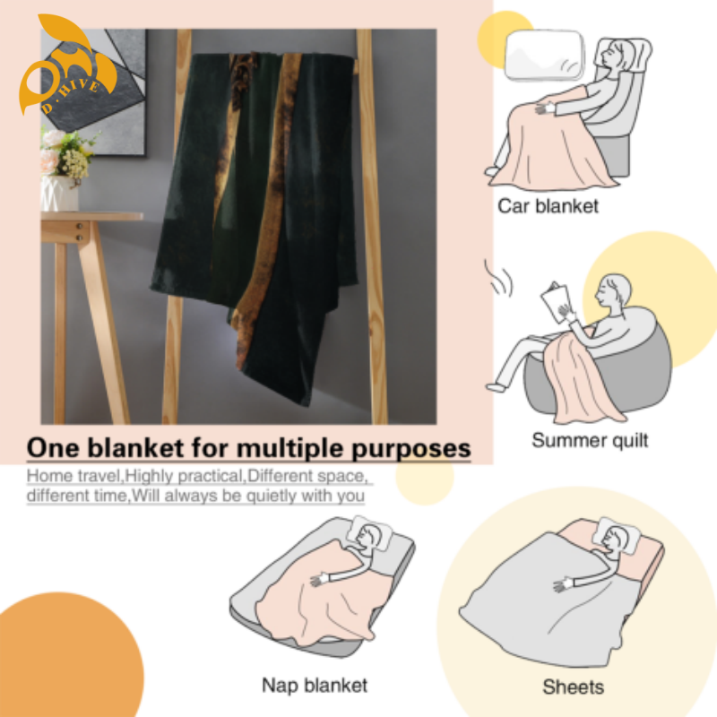 DIY Customize Blankets Free shipping blanket 280g flannel blanket 30x40 60x80 Inch warm custom pattern blanket