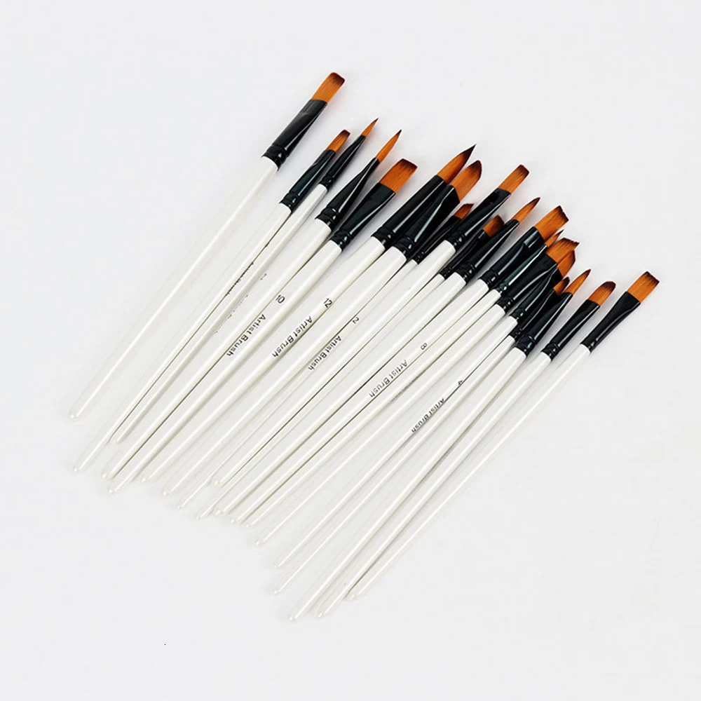 6pcs Artist Paint Brushes Set Artist Paintbrushes For Acrylic Oil Watercolor Acrylic Painting For Body Face Rock Canvas 250527