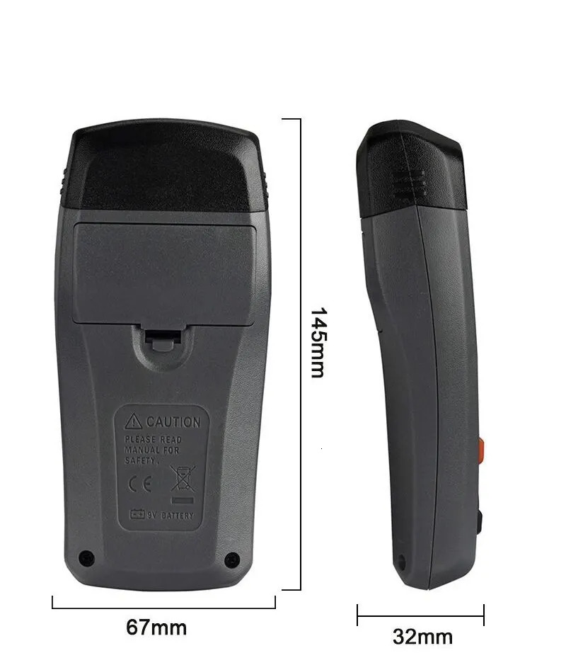 1PC MT10 Hygrometer Accurate Large LCD Display Wood Moisture Tester Digital Wall Moisture Detector Wood Moisture Meter 250530