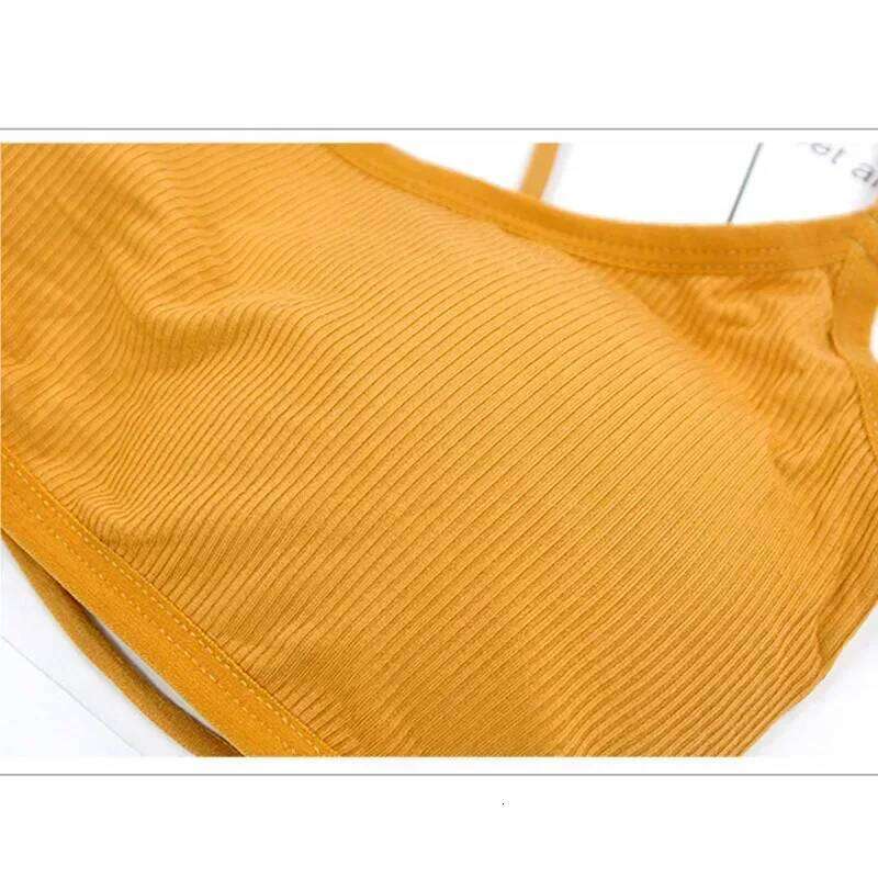 Beauty Back Yoga Bra Women Padded Sports Removable Wireless Fiess Elastic Thin Shoulder Strap Workout