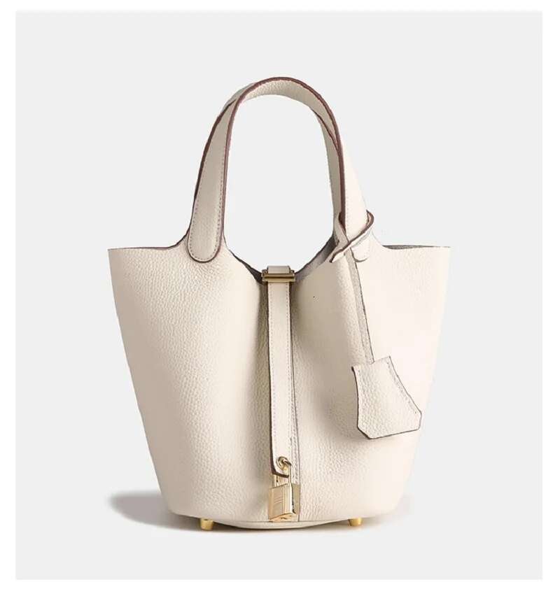 Designer Bag VIELINE New Women S Basket Genuine Leather Underarm One Shoulder Handbag Small Tote Inside Crossbody Bucket Bag