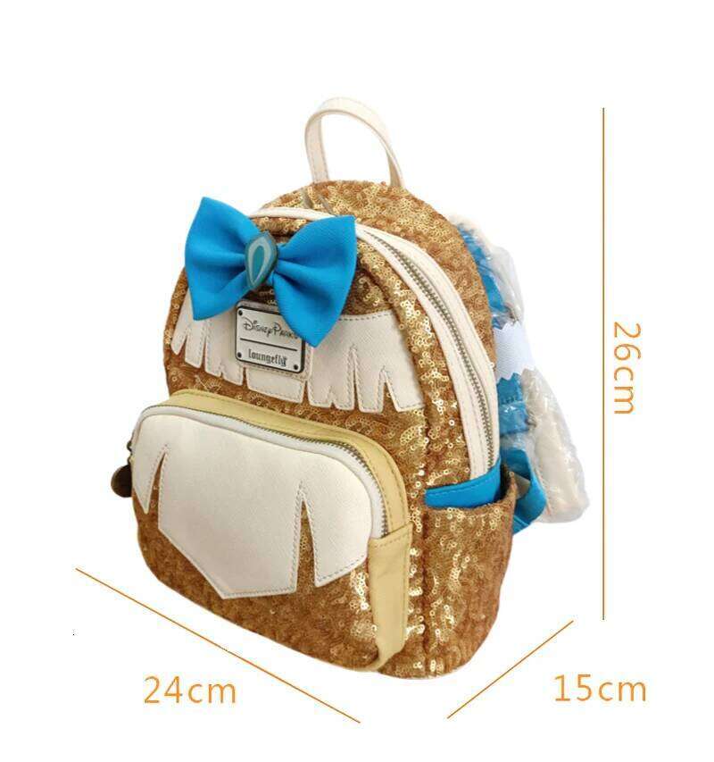 Designer Bag Loungefly Mouse Pu Leather Women S Backpack Sleeping Beauty Cosplay Leisure Travel Bag Mini Children Schoolbag