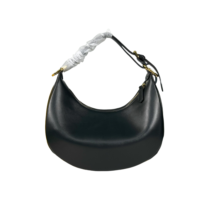 High Quality Designer Leather Woman Bag Tote Shoulder Bags handbag Luxury Fashion purse clutch hald moon shape