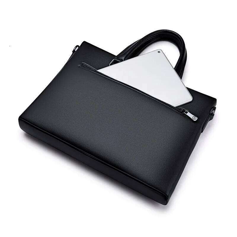 Designer Bag Williampolo Men S Business Handbag Leather Shoulder Messenger Bag Version Cowhide Simple Briefcase PL