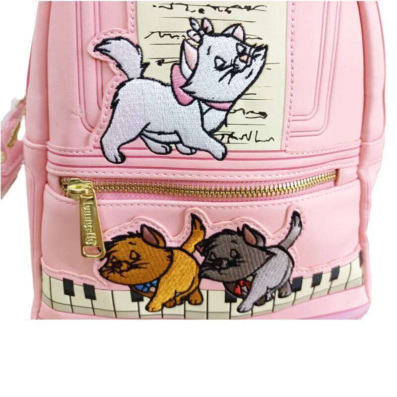 Designer Bag Loungefly Mouse Pu Leather Women S Backpack Sleeping Beauty Cosplay Leisure Travel Bag Mini Children Schoolbag