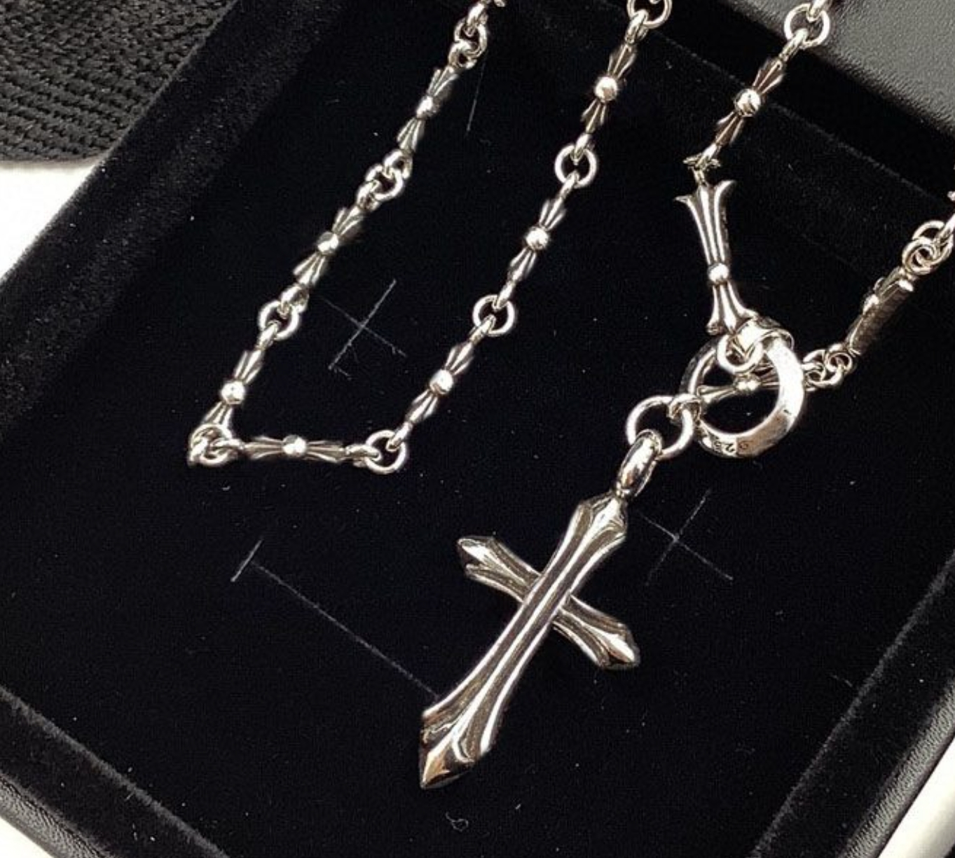 Silver cross Chains Pendant Necklaces for men and women trend personality punk cross style Lovers gift hip hop rock jewelry
