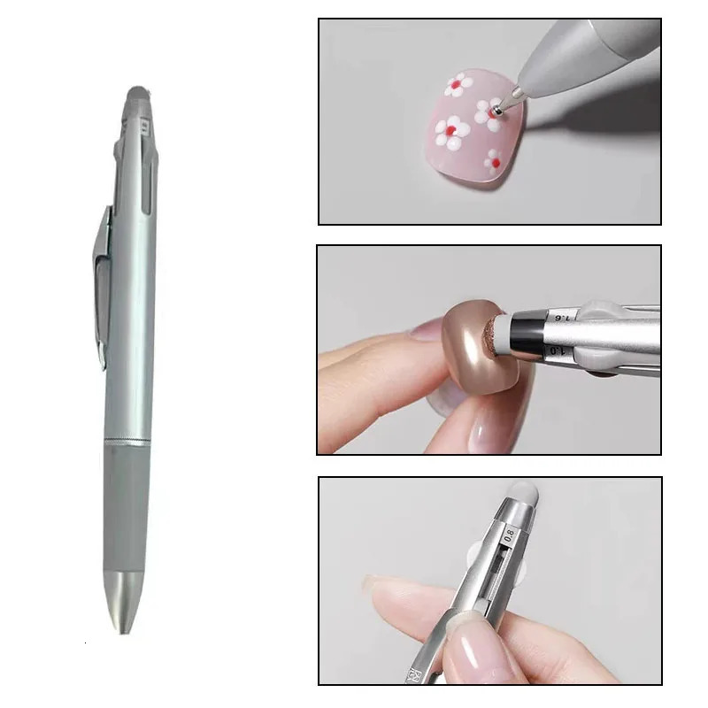 Nail Dotting Pen Nail Art Dotting Tools in Ballpoint Pen n Nail Art Tip Dot Paint Manicure Kit for Dot Drawing Home Salon 250526
