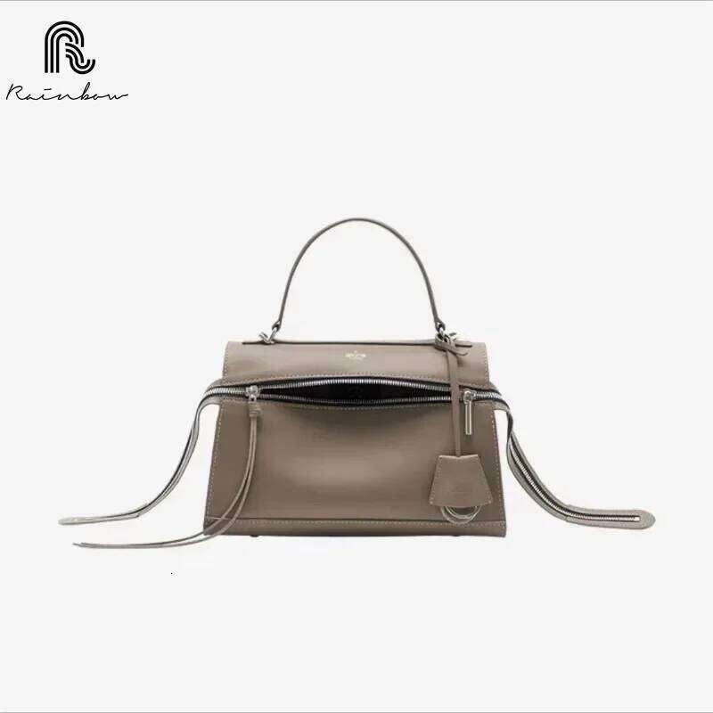 Designer Bag RAINBOW Fashion New High Quality Leather Handbag For Women Simple Versatile Single Shoulder Crossbody Bag Trendy Sizes