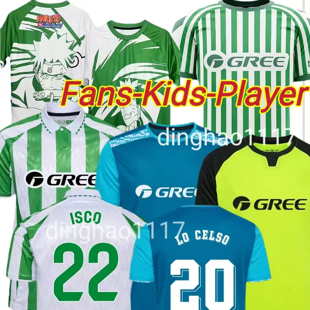 25 26 Real Betis soccer Jerseys JOAQUIN ISCO FEKIR PEZZELLA EZ ABDE JOHNNY Shirt WILLIAM CAMARASA BAKAMBU BARTRA SABALY AVILA CHIMY Football jersey uniform beris