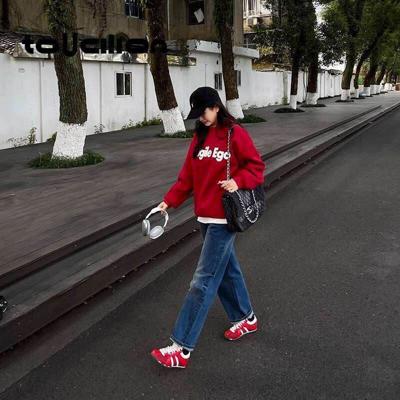 Small Square Toe Zebra Shoes 2025 New Sports And Leisure Forrest Gump Shoes Color Blocked Retro Red German Training Shoes Designer Light Luxury Women&