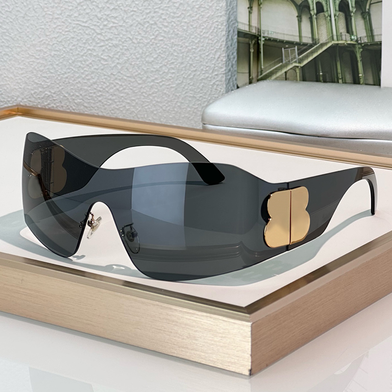 Womens Y2K Sunglasses Designer Rimless Fashionable Eyewear 0359 Luxury Sunglasses For Women Men Outdoor Goggles UV400 Glasses With box