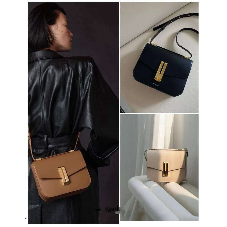 2025 New Tofu Leather Flip Back Diagonal Small Square Retro Simple Underarm Bag Bag Shoulder Bags For Women