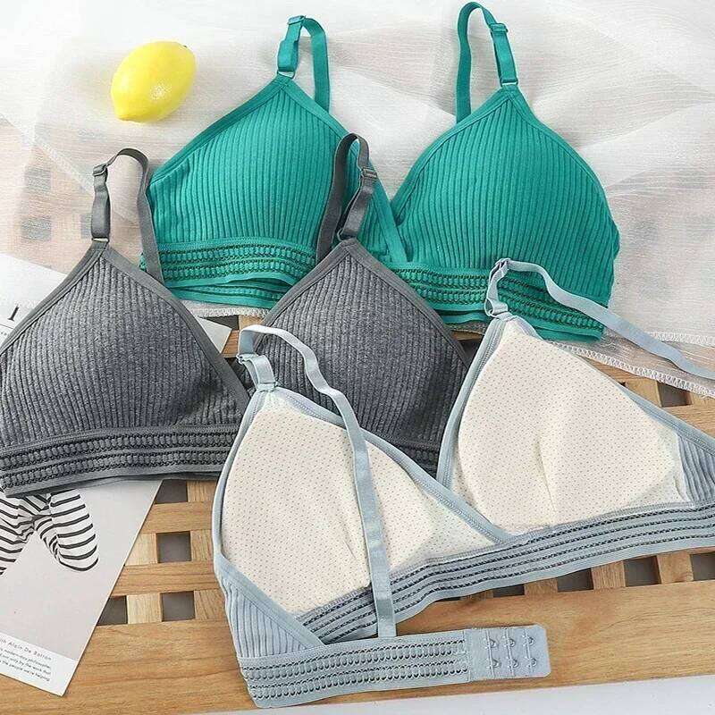 Yoga Sports Bras Triangle Cup Underwear Women Breathable Wrapped Tube Top Sexy Beauty Back Adjustable Sling Bra Gym Vest