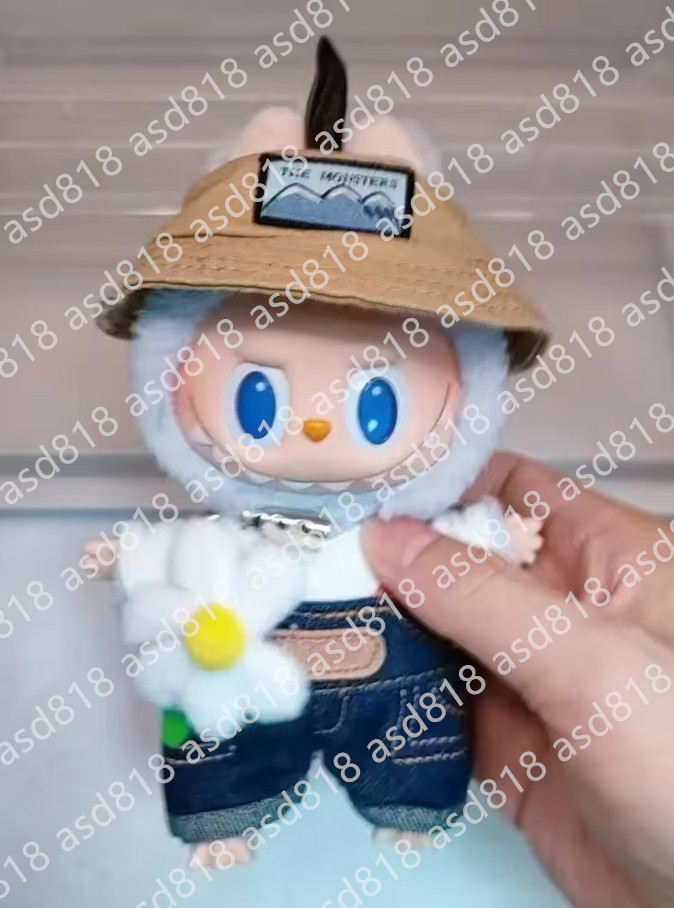 Labubu doll Keychain The Monsters Labubu Series Fall In Wild Doll Kid Toys Tide Play Pendant In Stock Birthday Gifts L2507052XD1