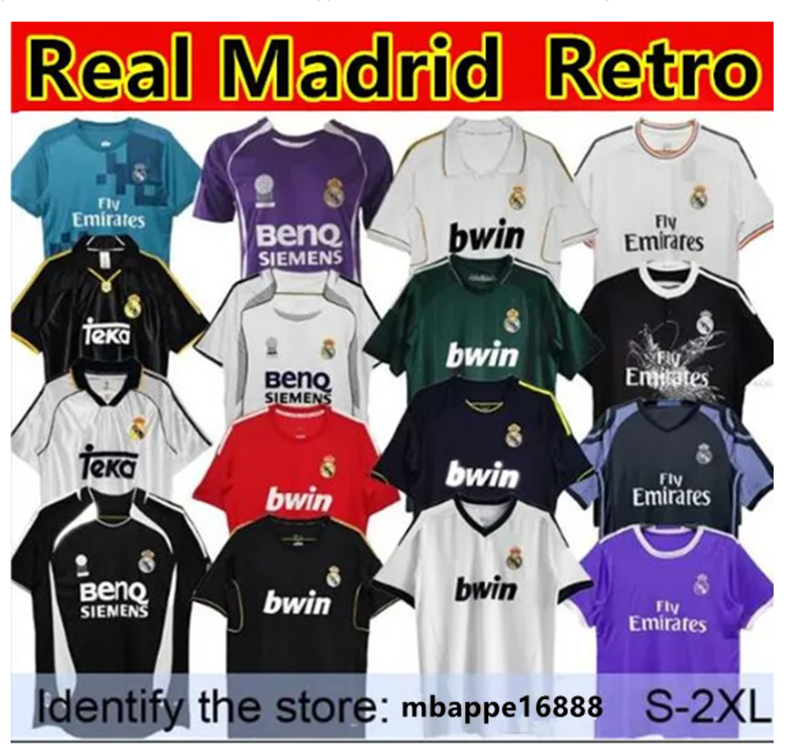 Madrid Retro Soccer Jerseys Finals Football Shirt GUTI BENZEMA SEEDORF CARLOS RONALDO KAKA 03 04 06 07 11 13 14 15 16 17 18 kits Modric Alonso BALE FIGO