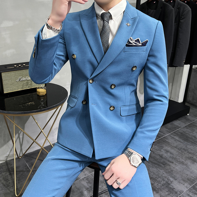 H728Three-piece suit for groomsmen, business casual suit, professional formal wear
