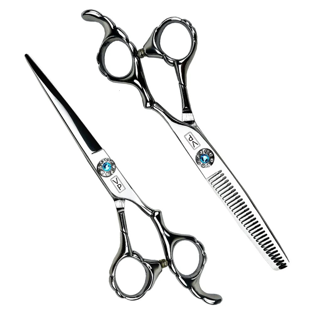 Haircut scissors set for men Professional Barber shop Hairdressing scissors Thinning styling tool 6 Inch Hair Cutting scissors 250530