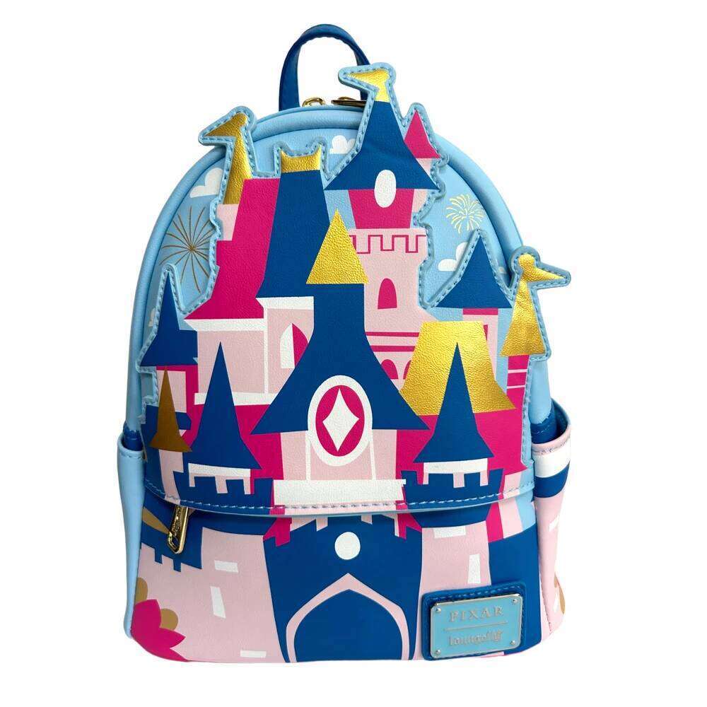 Designer Bag Loungefly Mouse Pu Leather Women S Backpack Castle Cosplay Leisure Travel Bag Mini Children Schoolbag