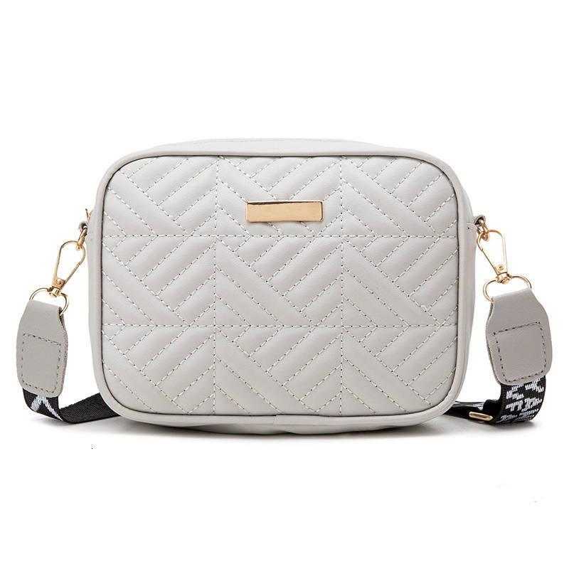New embroidery thread bag fashionable camera bag wide shoulder strap simple crossbody bag designer women fashion s fashion shoulder bag