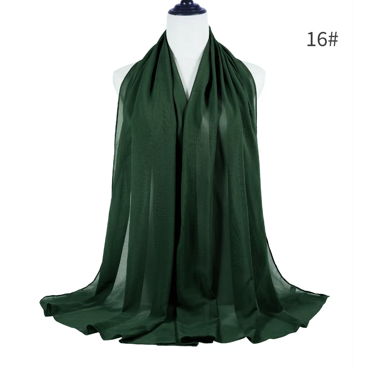 T853 chiffon scarf women's long scarf high quality windproof and sandproof headscarf four seasons Middle East Muslim shawl