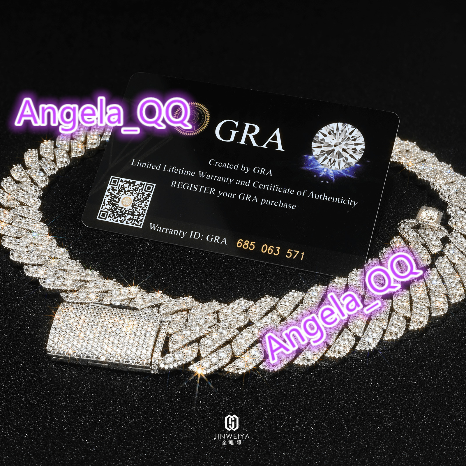 Dropshipping Products 2025 S925 Silver 15Mm Miami Cuban Chain Moissanite Gold Chain Men